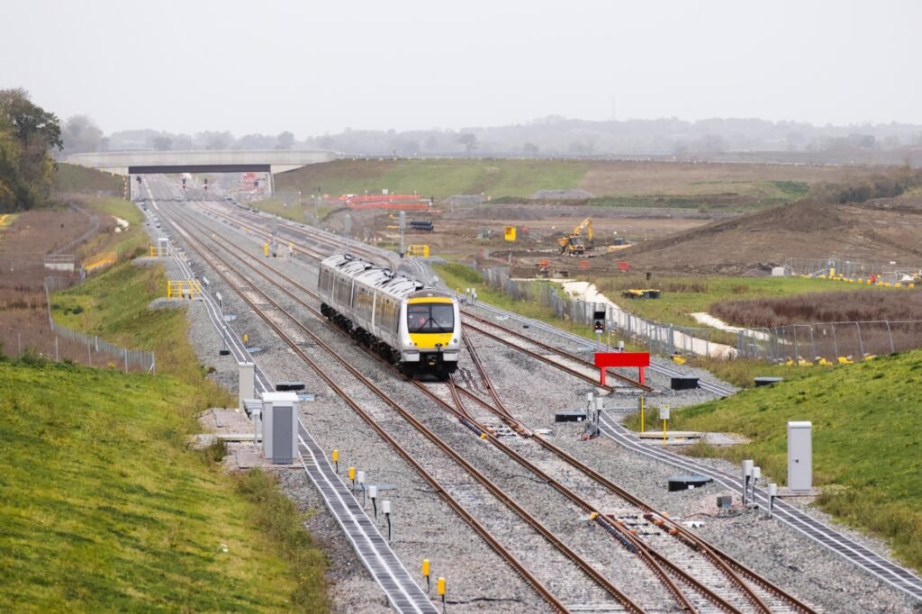 First East West Rail Test Train from Oxford to Cambridge